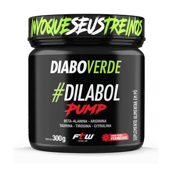Pré Treino Sem Cafeína Dilabol Pùmp Diabo Verde Ñ tira Sono é boa?