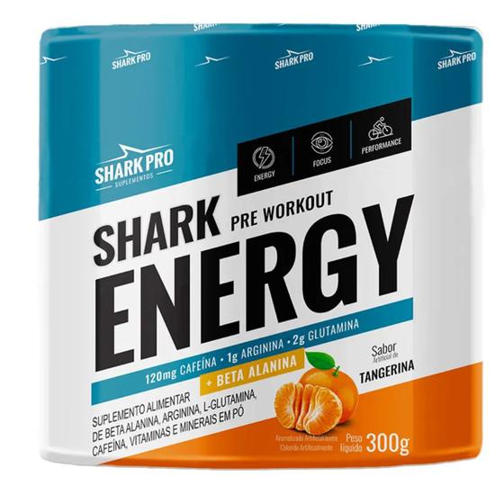 Imagem de Pré Treino Shark Energy Pote 300g Shark Pro