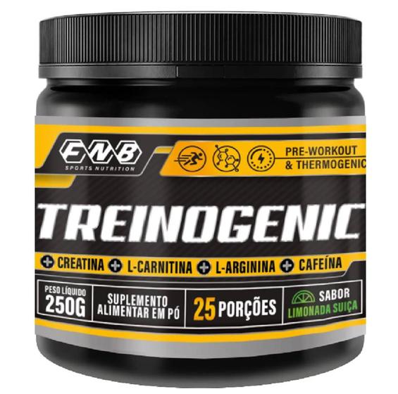 Pré Treino + Termogênico TREINOGENIC 250g - FNB Sports Menor preço em Pré Treino + Termogênico TREINOGENIC 250g - FNB Sports