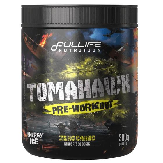Pré Treino Tomahawk (380g) - Fullife Nutrition Menor preço em Pré Treino Tomahawk (380g) - Fullife Nutrition