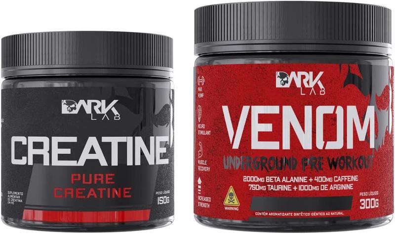 Imagem de Pre treino Venom 300g + Creatina 150g Dark Lab