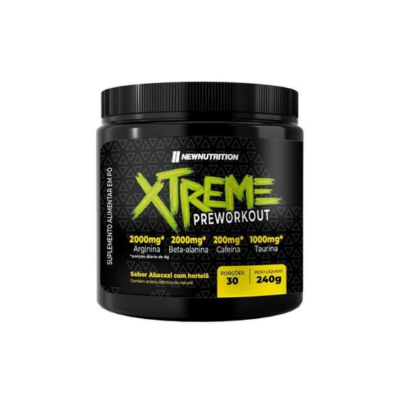 Imagem de Pré-Treino Xtreme 240G Newnutrition Abacaxi Com Hortelã