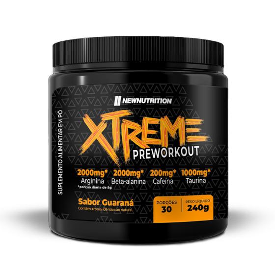 Pré Treino Xtreme Pre Workout 240g New Nutrition Newnutrition Pré