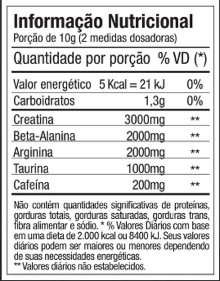 Pre-workout- 150g Diabo Verde Ftw Sabores Menor preço em Pre-workout- 150g Diabo Verde Ftw Sabores