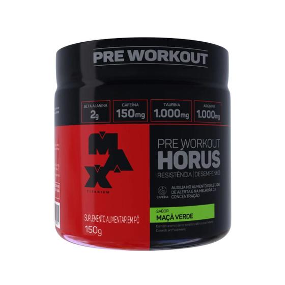 Imagem de Pre Workout Horus Maçã Verde 150g Max Titanium