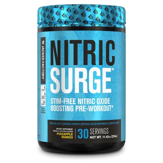 Imagem de Pre Workout Powder Jacked Factory Nitric Surge 30 porções