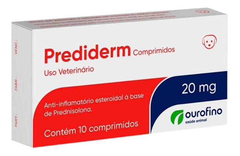 Imagem de Prediderm 20 Mg 10 Comprimidos Ourofino Com Nota