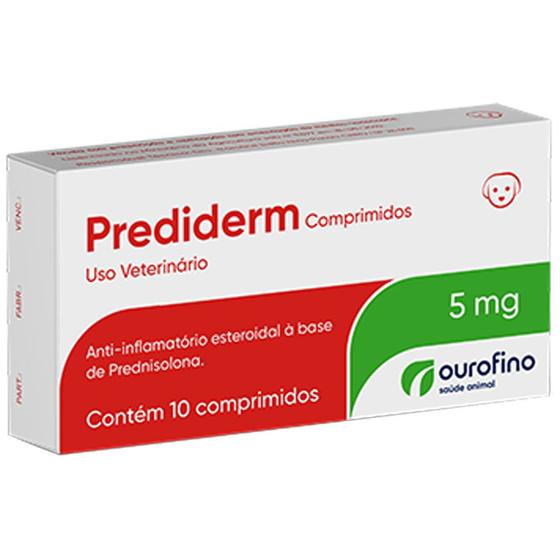 Imagem de Prediderm 5mg 10 comp - Ourofino Pet