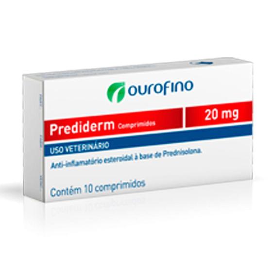 Imagem de PREDIDERM COMPRIMIDOS 20mg - cx c/ 10 comprimidos - Ourofino