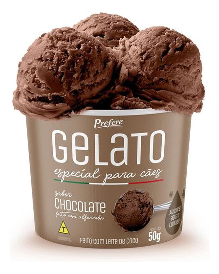 Imagem de Prefere gelato para caes chocolate 50g