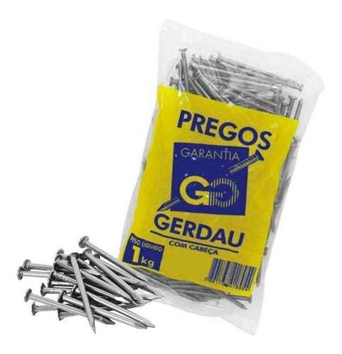 Imagem de Prego 18X27 Gerdau Polido C/ Cabeça P/ Construção Original