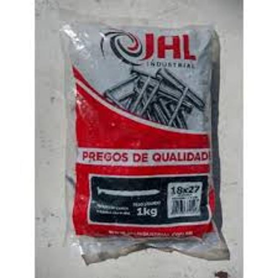 Imagem de Prego 18x27 (kg) Com Cabeça JAL Polido 1kg
