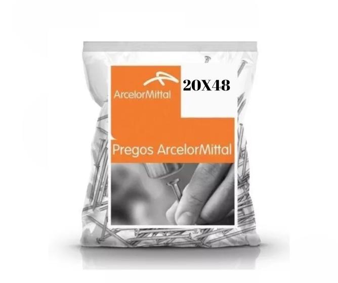 Imagem de Prego 20X48 Com Cabeça Belgo Pacote 1 Kg