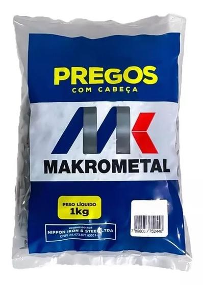 Imagem de Prego Com Cabeça 17x27 - 1kg