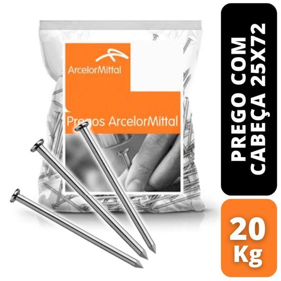Imagem de Prego Com Cabeca P25X72 20Kg Belgo