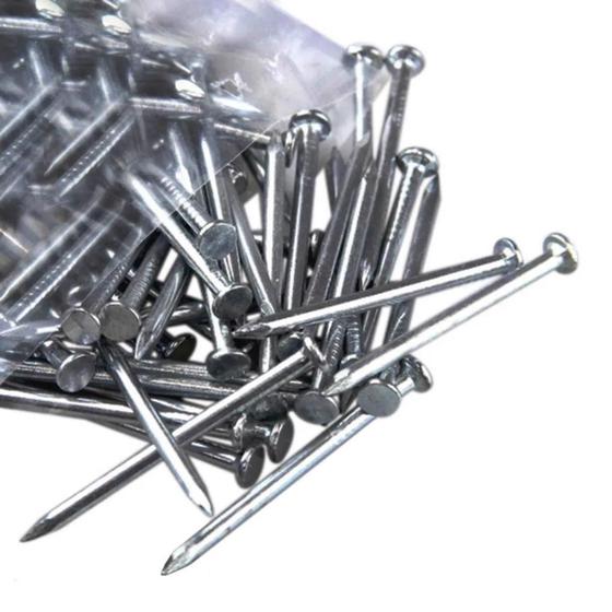 Imagem de Prego de Aço com Cabeça Cônica 3x50mm com 100 Unidades