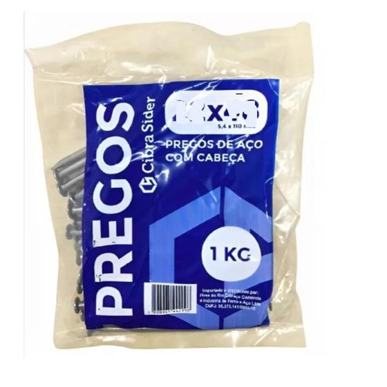 Imagem de Prego Em Aço 15x15 com Cabeça1kg - Multibarras 