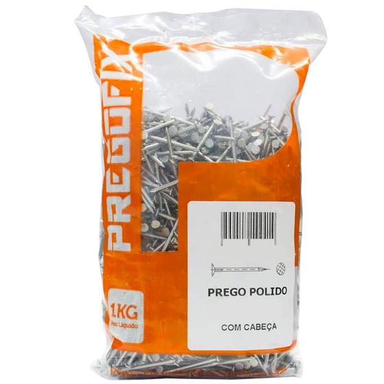 Imagem de Prego newfix polido com cabeça 10x10 500 gramas