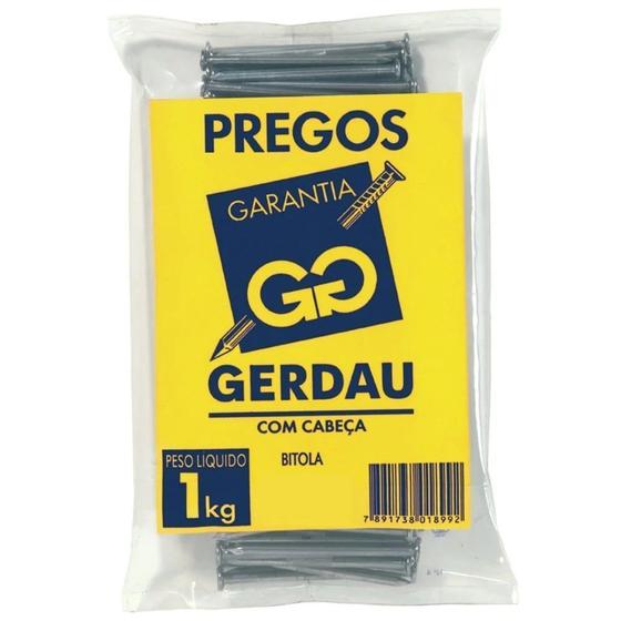 Imagem de Prego Polido 15X18 Com Cabeça 1KG