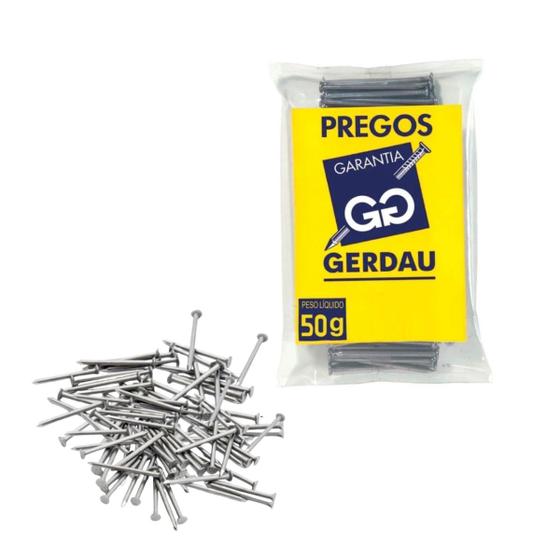 Imagem de Prego Polido Com Cabeça 10x10 1,5mm x 23mm 50g Gerdau