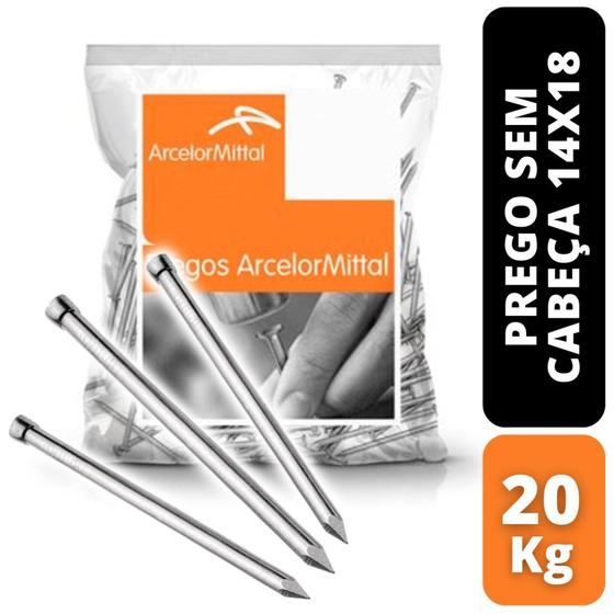 Imagem de Prego Sem Cabeca P14X1820Kg Belgo