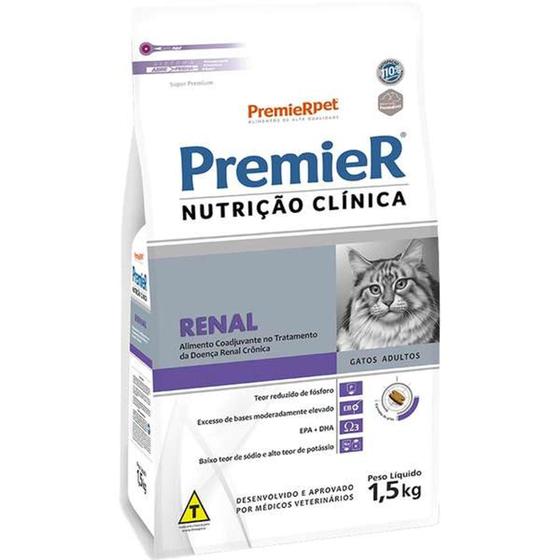 Imagem de Premier Gatos Nutrição Clinica Renal 1,5 kg - PremierPet
