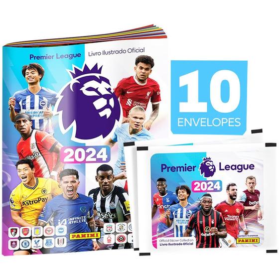 Imagem de Premier League 2024 Álbum + 50  Figurinhas