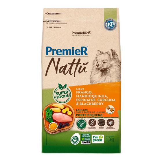 Imagem de Premier Nattu Caes Adult Racas Peq Mandioquinha 2,5 Kg