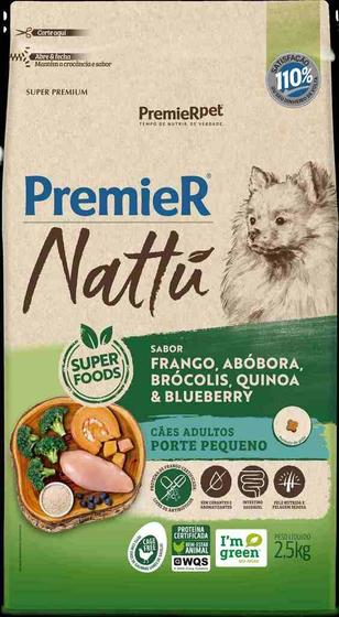 Imagem de Premier nattu cães adultos porte pequeno abóbora 2,5kg