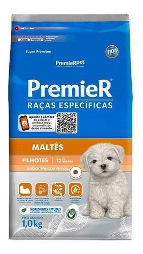 Imagem de Premier racas maltes filh 1kg