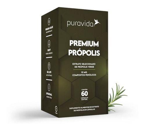 Imagem de Premium Própolis Verde 60 caps - PuraVida