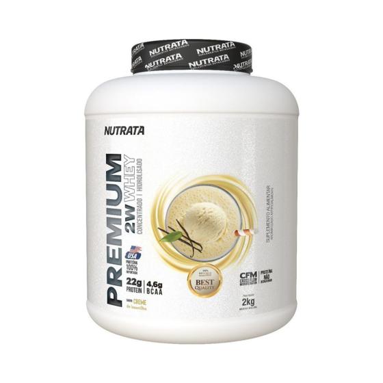 Imagem de Premium Whey 2w Concentrada Hidrolisada 2k Baunilha  Nutrata