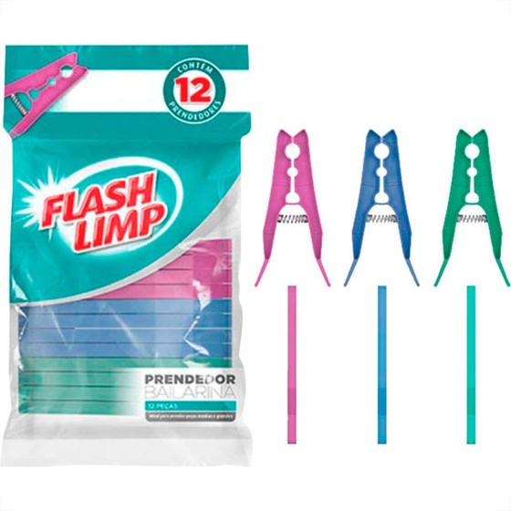 Imagem de Prendedor Bailarina C/12 Flash-6865