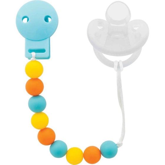 Imagem de Prendedor De Chupeta Baby Silicone Colorido- BUBA