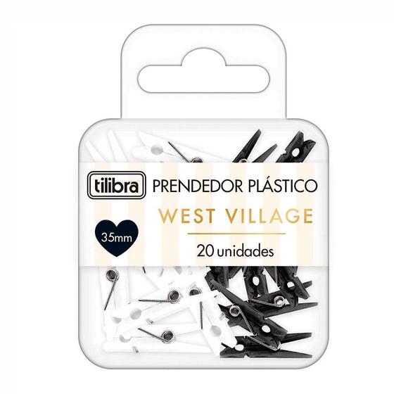 Imagem de Prendedor de papel 32mm West Village com 20 unid - Tilibra