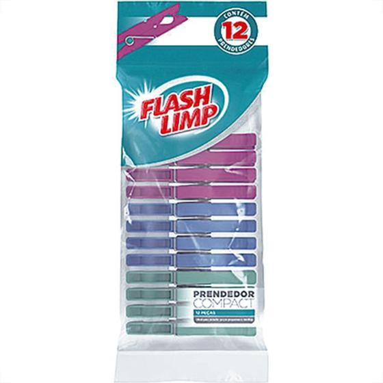 Imagem de Prendedor Flashlimp Compact C/12 6858