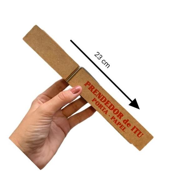 Imagem de Prendedor Grampo de Roupas ou Papel Enorme Gigante de Itu Brincadeira Trollagem Pegadinha Amigo Secreto Presente