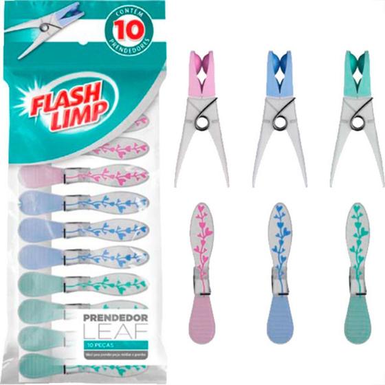 Imagem de Prendedor Leaf Flash C/10-Lav3789
