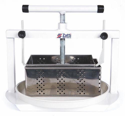 Imagem de Prensa Para Queijo Quadrada 02 Formas Inox Zatti Retangular