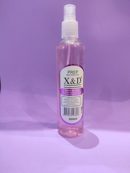 Imagem de Prep Higienizador Antisséptico Para Unhas Gel - X&D 300 ml