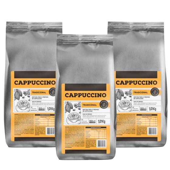 Imagem de Preparado para Cappuccino FMB 1,01 kg Pack c/ 3