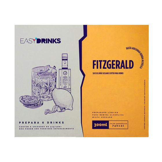 Imagem de Preparo de Drinks Fitzgerald Easy Drinks 342g