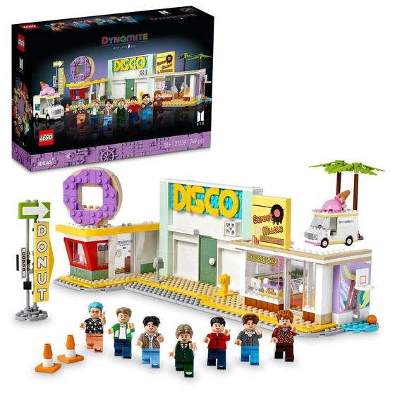 Imagem de Presente de aniversário Lego Ideas BTS Dynamite 21339 Dynamite Adult Lego Goods Toy Block Present Music Music Boys Girls Adults