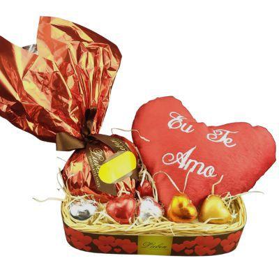 Imagem de Presente de Chocolate Especial Coração Trufado Dia Namorados