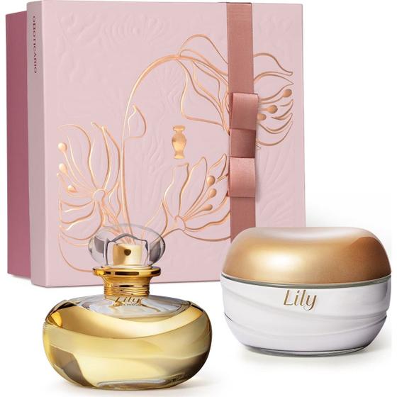 Presente Feminino Kit Lily Eau de Parfum O Boticário Imagem de Presente Feminino Kit Lily Eau de Parfum O Boticário