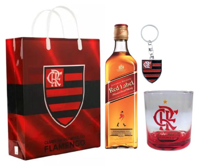 Imagem de Presente Kit Red Label + Copo Personalizado Time Do Coração Flamengo