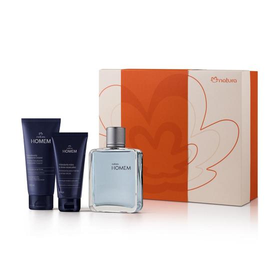 Imagem de Presente Masculino Kit Natura Homem Perfume + 2 Itens