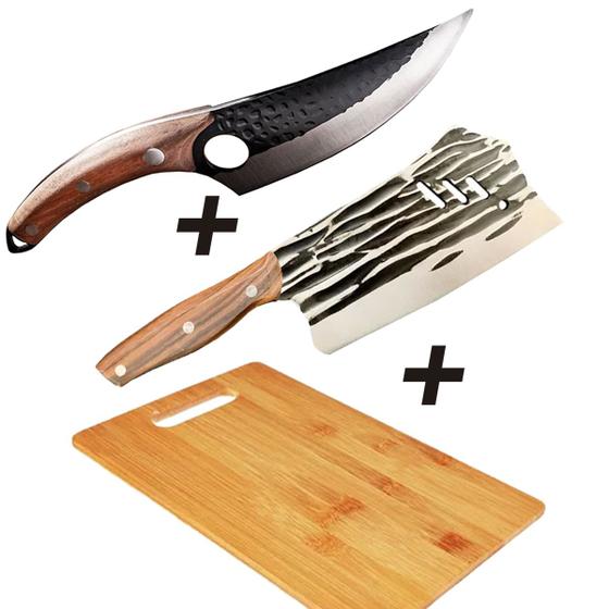 Presente Pai Kit Churras King Faca Cutelo Rústico Artesanal Tábua Cortar Carne Cutelaria Amantes Pescador Menor preço em Presente Pai Kit Churras King Faca Cutelo Rústico Artesanal Tábua Cortar Carne Cutelaria Amantes Pescador