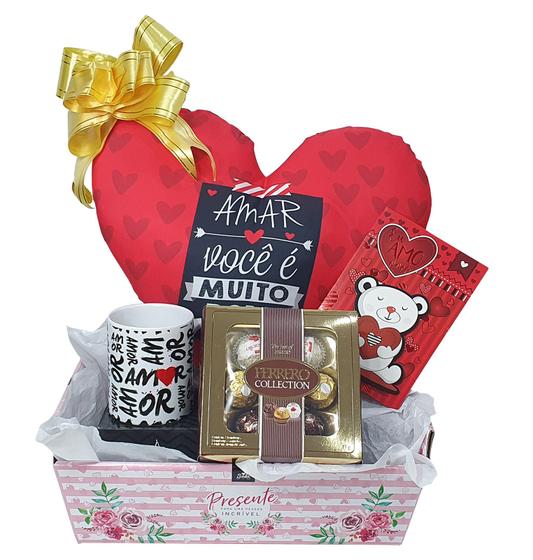 Imagem de Presente Para Dia Dos Namorados Kit Com Almofada Chocolate