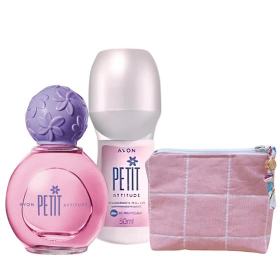 Imagem de Presente Petit Attitude 50ml Com Desodorante rollon 50ml e Mini Bolsinha
